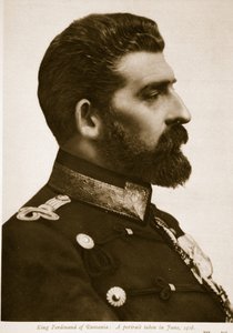 King Ferdinand of Romania: A portrait taken in June, 1916 by English Photographer